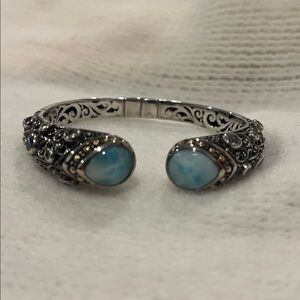 Bali Laminar scrollwork cuff bracelet
